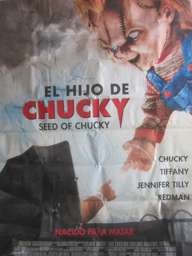 El Hijo De Chucky Lona De Cine Excelente Estado