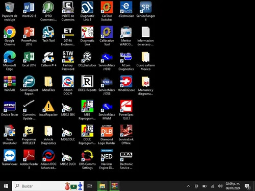 Getac Laptop + Nexiq Usb Link 3 Diagnostico Diesel (Usado)