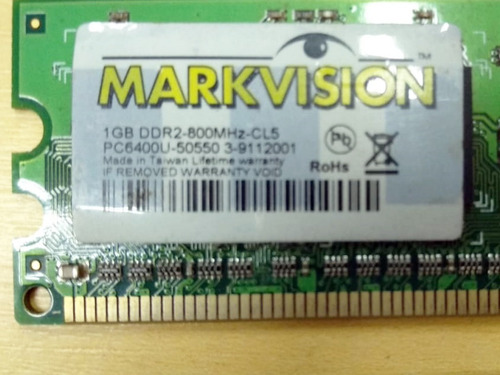 2 Memoria Ddr2 1gb 800mhz Markvision - 2 Unid - Frete Grátis