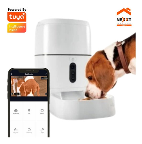 Imagen 1 de 7 de Alimentador De Mascotas Inteligente Con Cámara Wifi Y Audio
