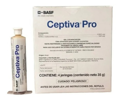 Ceptiva Pro X 35g Cucarachas X 2 Unid