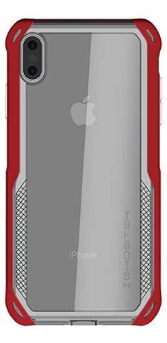 Funda Para iPhone XS Con Absorcion De Golpes Color Rojo