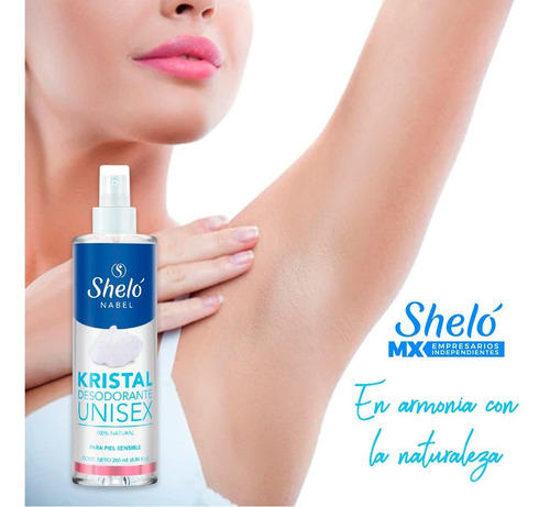 Imagen 3 de 4 de Desodorante Natural Unisex 265 Ml Sin Aroma Sales Minerales