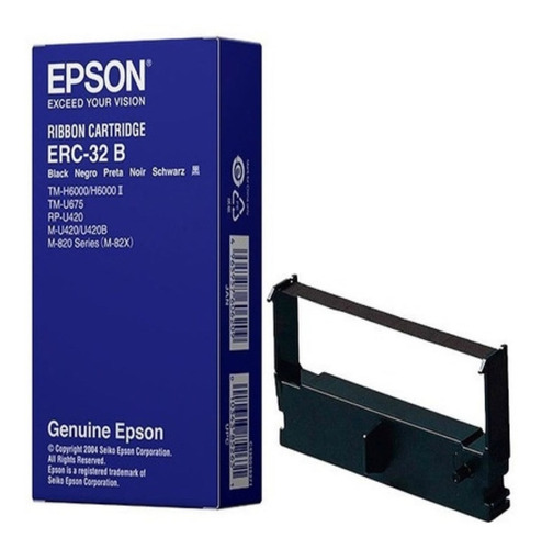 Cinta De Impresion Color Negro Epson Erc-32b /v