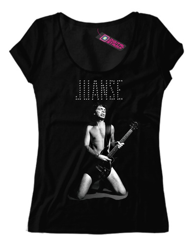 Remera Mujer Ratones Paranoicos Juanse Rock 10 Dtg Premium