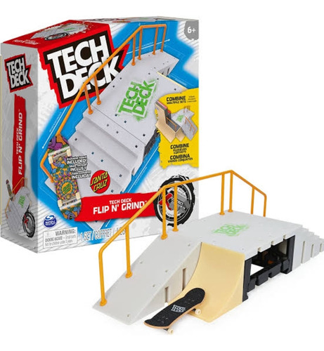 Tech Deck Flip N' Grind X-connect Park Creator Juego Rampas