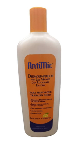 Dermolimpiador P/las Manos C/exfoliante En Gel 480ml Antimic