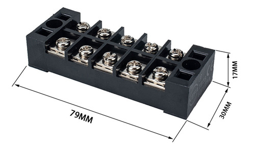 Bloques De Regleta De Terminales De Tornillo 25a 5p Y 10pcs Bloques De Regleta De Terminales De Tornillo 25a 5p Y 10pcs