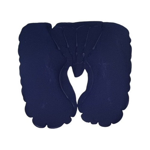 Almohada Viaje Cuello Inflable Cervical De Viaje + Estuche