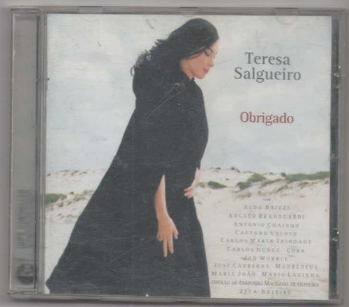 Teresa Salgueiro. Obrigado. Cd Original Usado Qqb. Mz