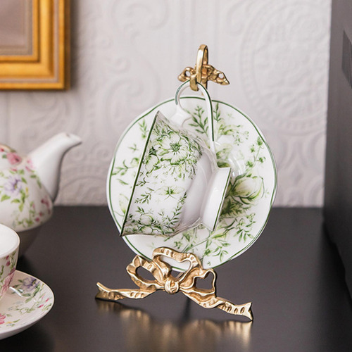 Soporte De Exhibición Para Tazas Y Platos De Té, Soporte