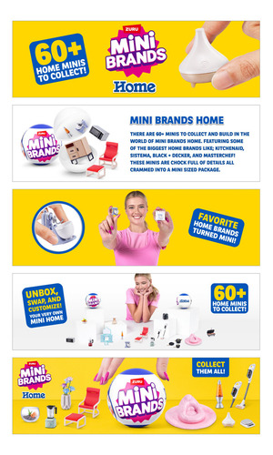 Zuru Mini Brands Home Series 1 Esfera Con 5 Sorpresas