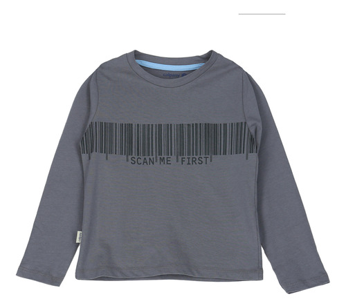 Polera Niño Scan Gris Calpany