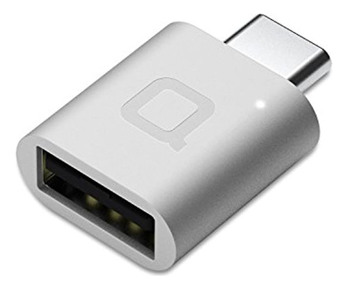 Hubs Usb O Adaptador Usb De Aluminio Color Plateado