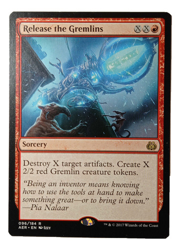 Carta Magic Release The Gremlins [aether Revolt] Mtg Sorcery
