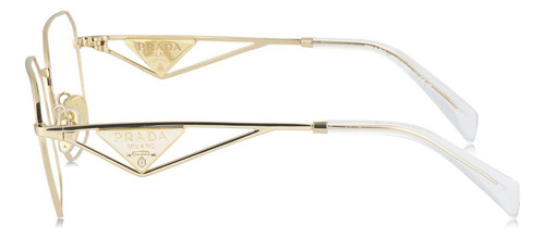 Prada Spr A51v Zvn-1o1 Square Shape Gold (Usado)
