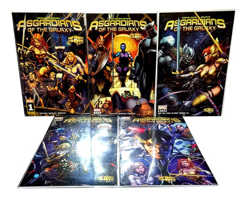Marvel Grapas - Asgardians Of The Galaxy - Set 5 Comics