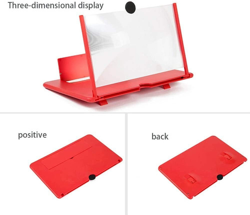Imagen 5 de 10 de Amplificador Para Pantalla Móvil Con Lupa 3d 10 Pulgadas