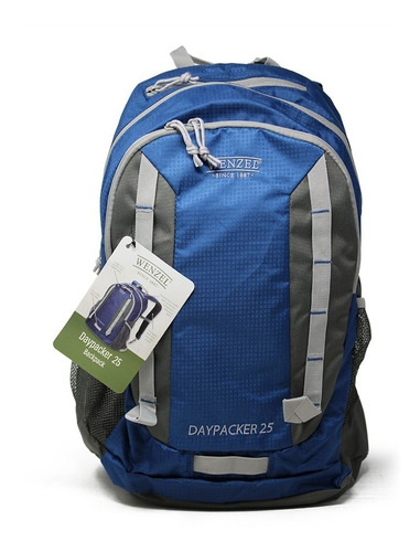 Mochila De Campismo Dypacker 25 L Azul Wenzel 25511tb Color Azul marino Diseño de la tela Liso