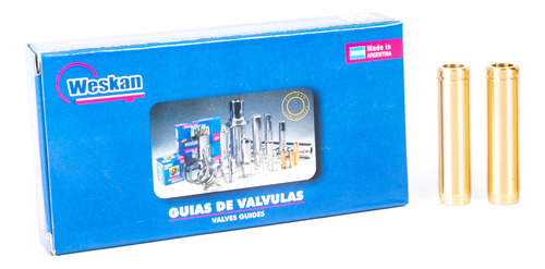 Kit X2 Guia De Valvula Honda X250 Bronce Weskan