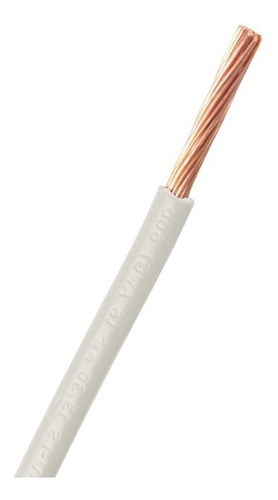 Imagen 2 de 2 de Cable Eléctrico Thw Blanco 25 Metros Calibre 8 Ad-5980 Adir