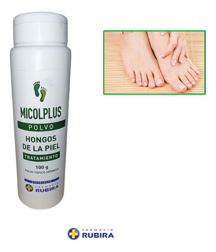 Micolplus Talco Polvo Anti Hongos Antimicotico 100 Grs 