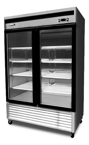 Refrigerador Acero Inox. 2 Ptas. Vidrio Vr2ps-1400v