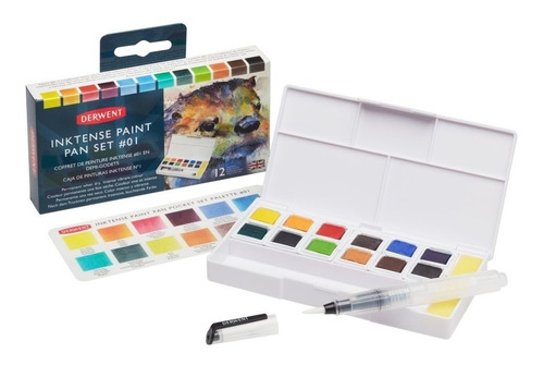 Derwent Pintura Inktense X 12 Pastillas #1