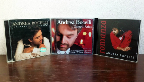Andrea Bocelli - Aria + Sacred Arias + Romanza * 3 Cd Usa