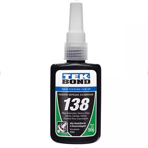 Fixa Trava Rolamentos 138 Verde 50g Tekbond