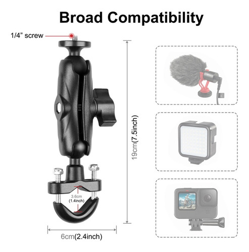 Soporte Insta360 X2/one/ X3/go2 Para Bicicleta Y Moto Puluz
