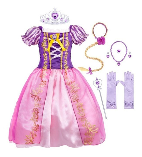 Disfraz Princesa Rapunzel Cosplay Halloween