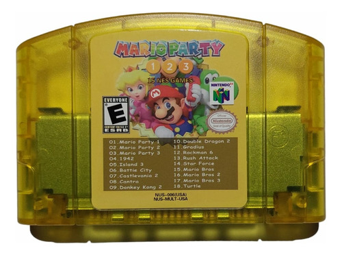 Mario Party 1 2 3 Coleccion + 15 Juegos Nes Nintendo 64 N64