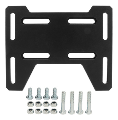 Placa De Soporte De Motor Negra Y Negra, Adaptador De Motor