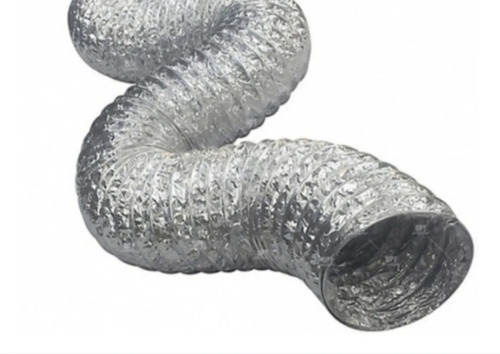 Ducto Flexible Aluminio 10 Pulgadas X 10 Metros Ventilacion 