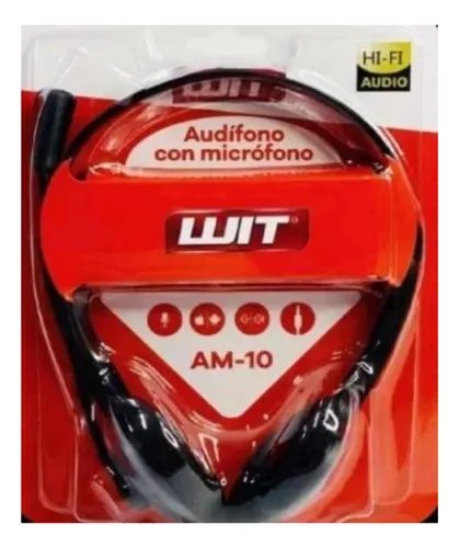 Diadema Para Computador Con Microfono Am-10 Wit Económico
