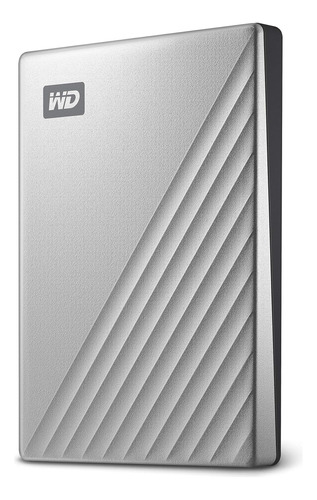 Disco Duro Externo Portátil Wd 2tb My Passport Ultra Silver,