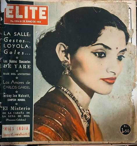 Revista Elite N° 1394 Jun 21 De 1952  Diablos Danzantes Yare