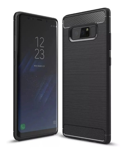 Funda Para Samsung Galaxy J8 2018 Tpu Carbono