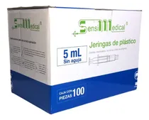Comprar Jeringa Plastico 5ml Sin Aguja Hipodermica C20gx35mm 100pz
