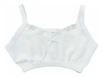 Comprar (venta) Pack 6 Corpiños Body Blancos Para Niña Talla 8 A 16