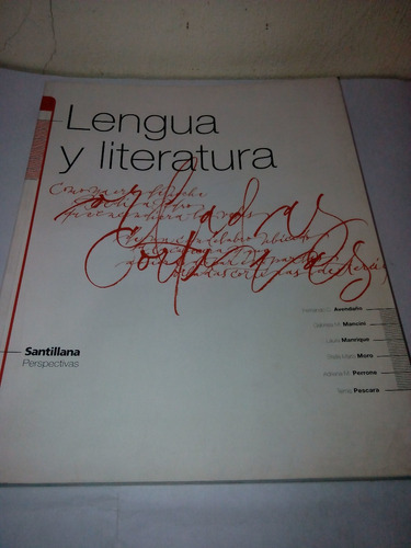 Lengua Y Literatura Santillana Perspectivas (usado) Cd 032 
