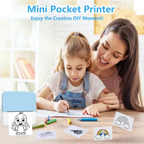 Prinhsji Sticker Printer, Mini Impresora Térmica, Fabricante