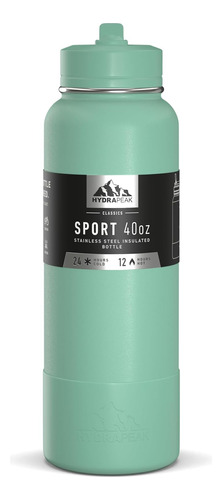 Botella Deportiva Aislada De 40 Oz Tapa De Pajita O Tap...