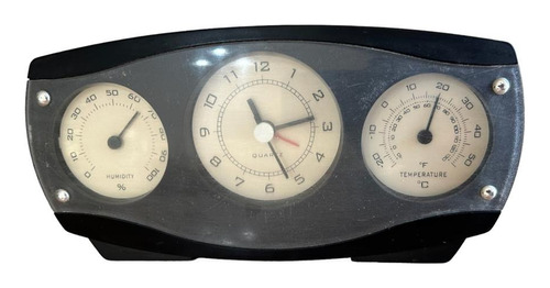 Estacion Metereologica Vintage Reloj Temperatura Humedad