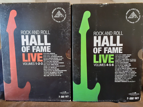 Dvd - Rock And Roll Hall Of Fame Live - Vol. 1,2,3,4,5,6 