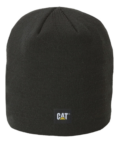 Gorro Hombre Logo Knit Negro Cat