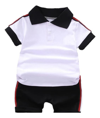 Conjunto Para Niño Playera Cuello Sport Y Short