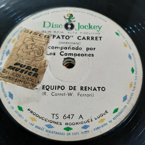 Simple El Pato Carret Disc Jockey C26