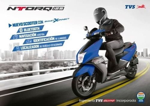 Imagen 16 de 25 de Moto Scooter Tvs Ntorq 125 Azul Puesta En Calle! Caba Y Gba